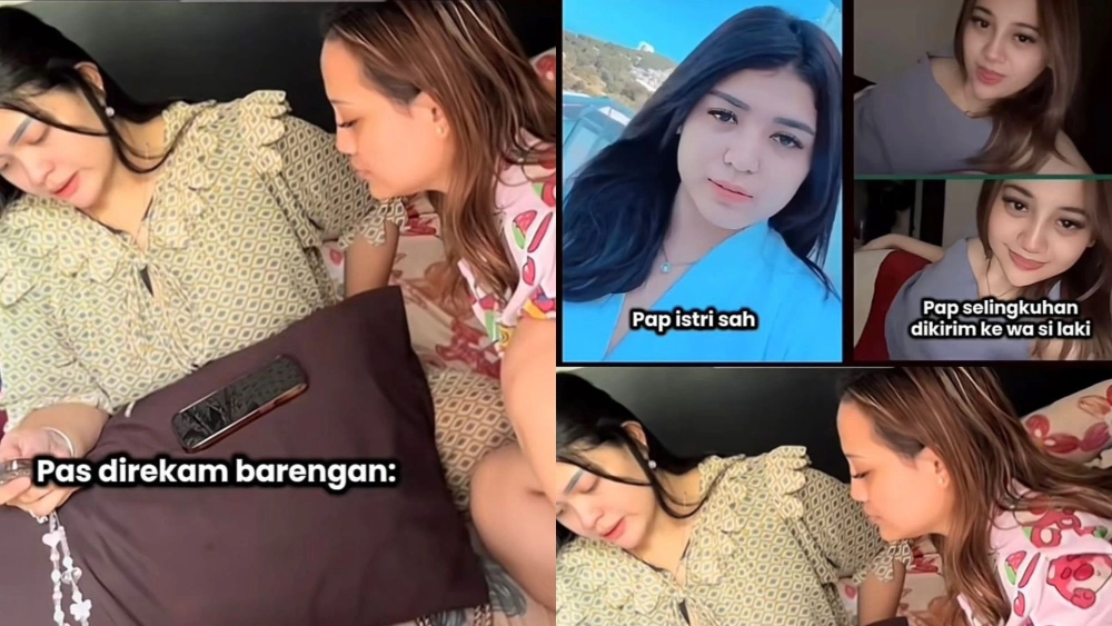 Suci Feblika Silaban dan Sarah Wanda Nainggolan (TikTok)